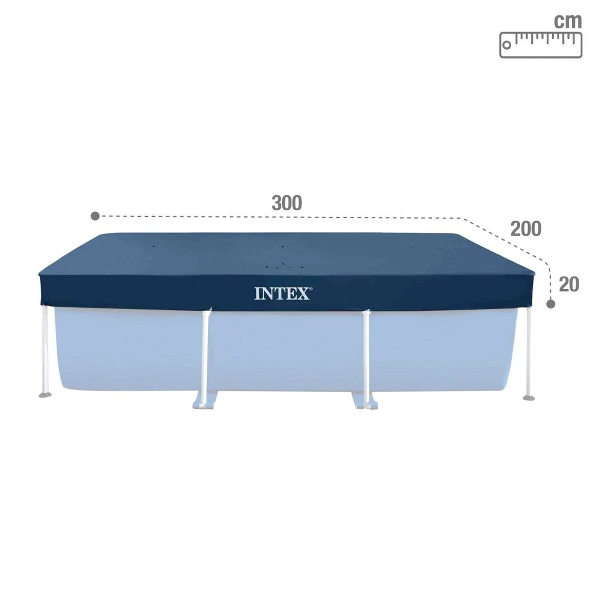 Pool Cover Intex 28038 300 x 20 x 200 cm - 12