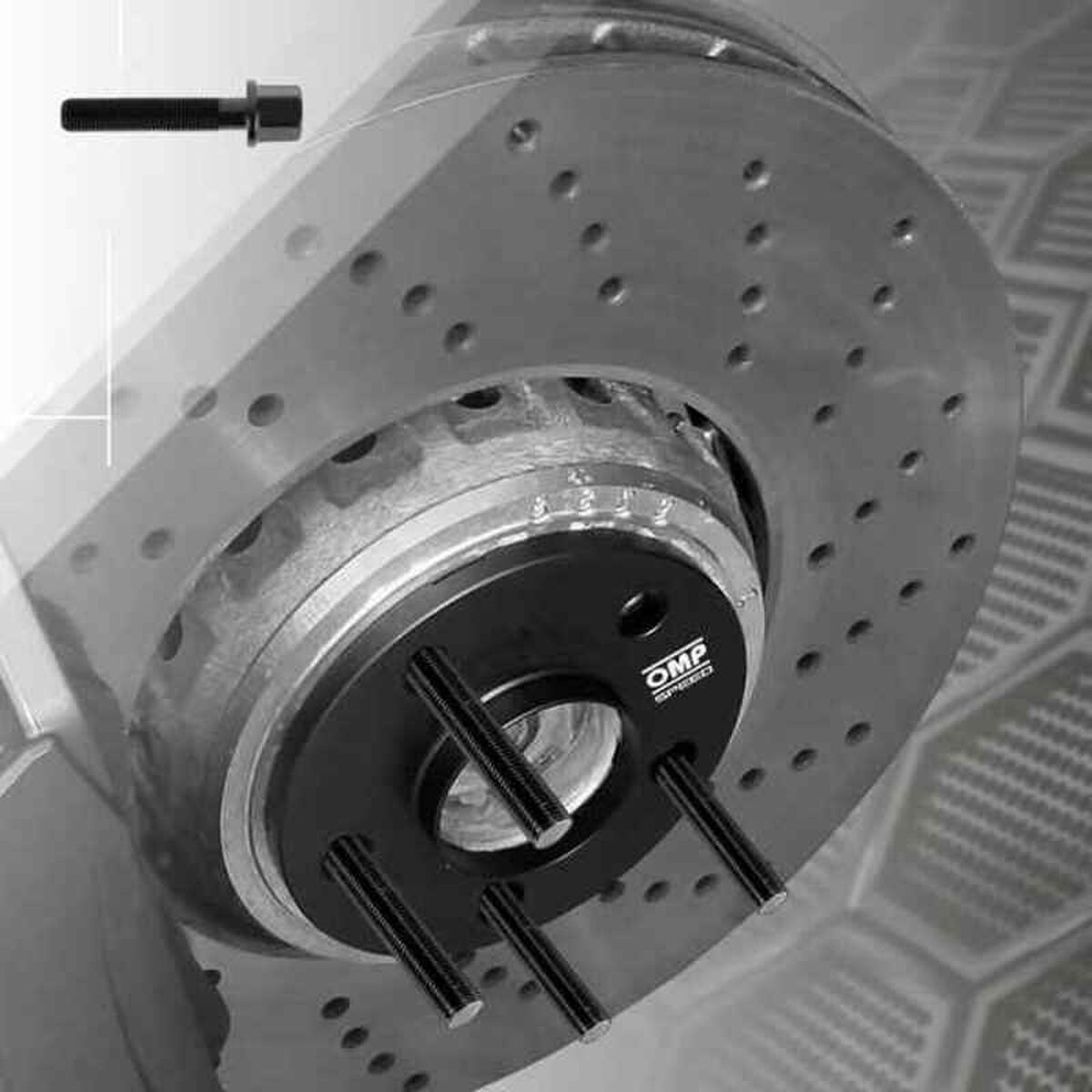 Gängskruvar OMP OMPS09701201 Svart 4 uds M12 x 1,25 - 3