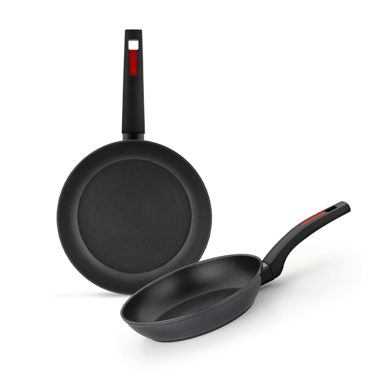 Set med stekpannor Monix SUNSET Svart Aluminium