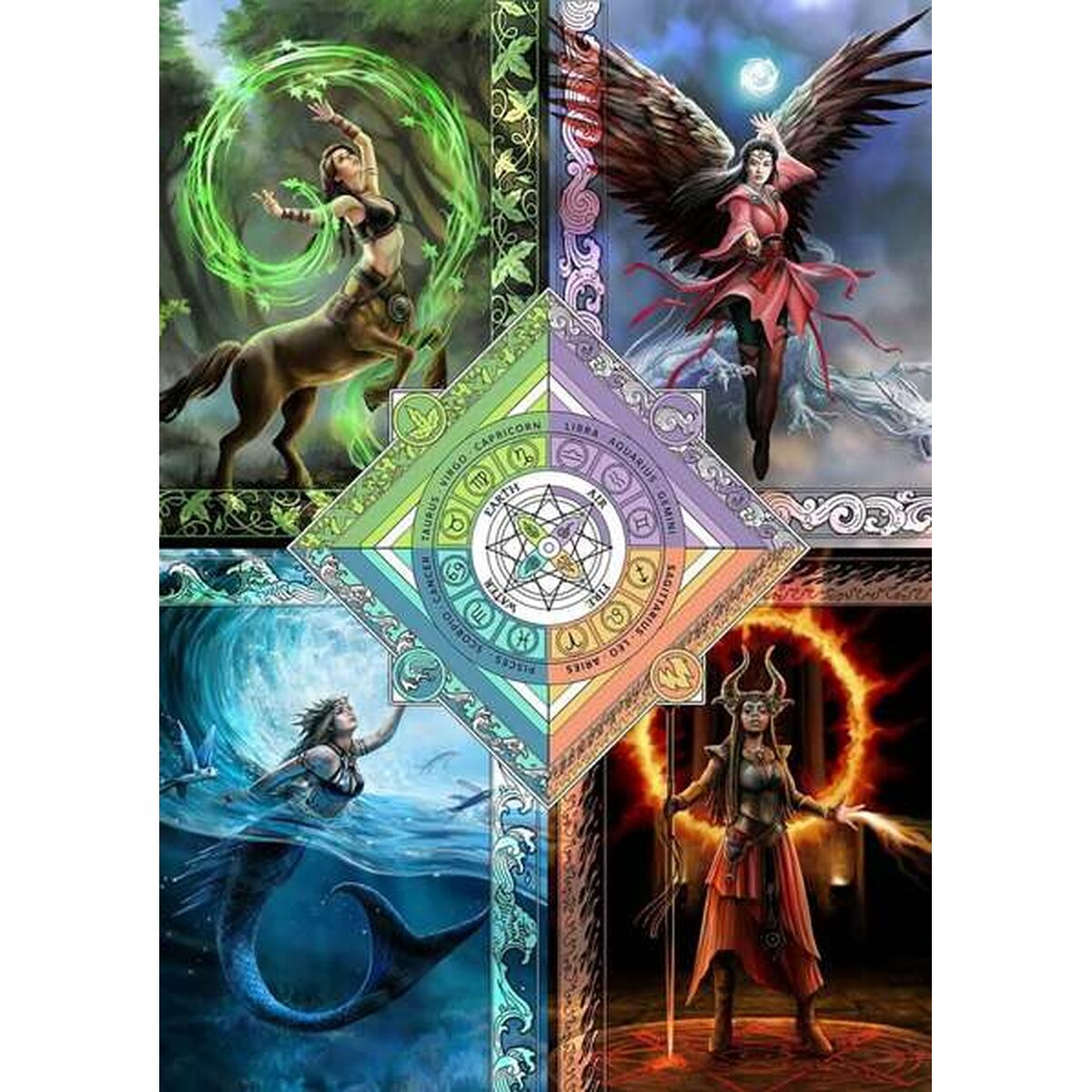 Pussel Educa Elemental Magic Star Chart  1500 Delar - 2