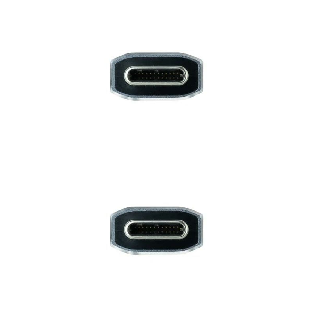 USB-C-kabel NANOCABLE 10.01.4101-COMB Grön 1 m (1 antal) - 3