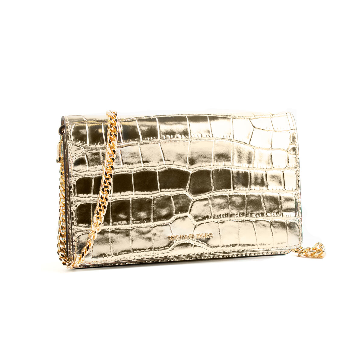 Axelväska Michael Kors 32F4GJ6C8K-PALE-GOLD Gyllene 22 x 14 x 6 cm