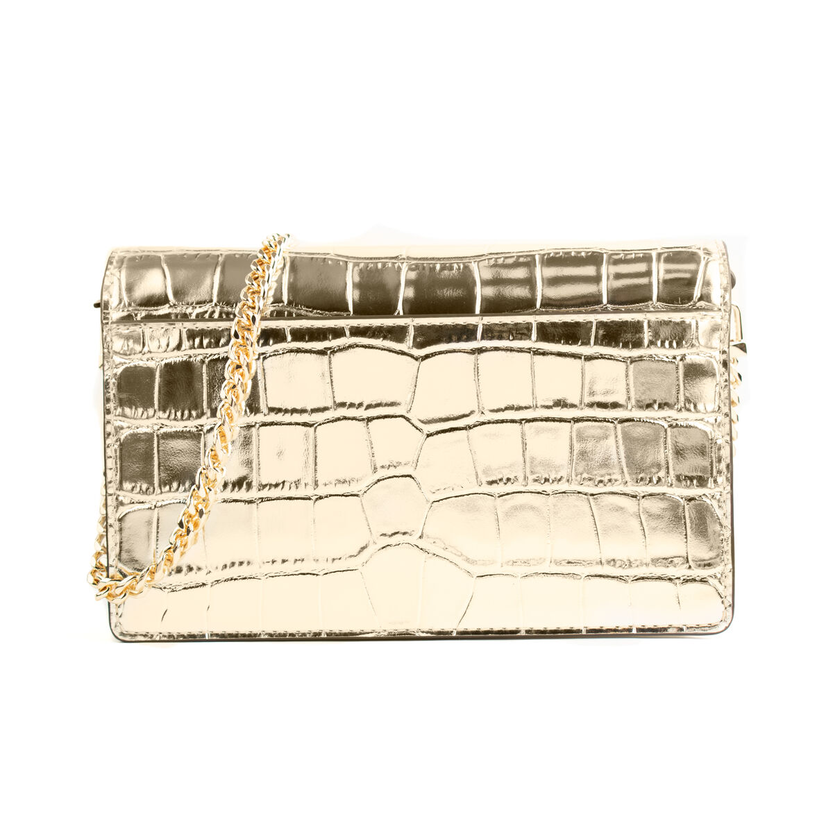 Axelväska Michael Kors 32F4GJ6C8K-PALE-GOLD Gyllene 22 x 14 x 6 cm - 2