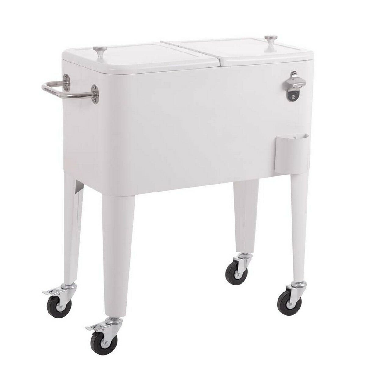 Bärbar kyl Fresh Vit Metall 74 x 43 x 80 cm