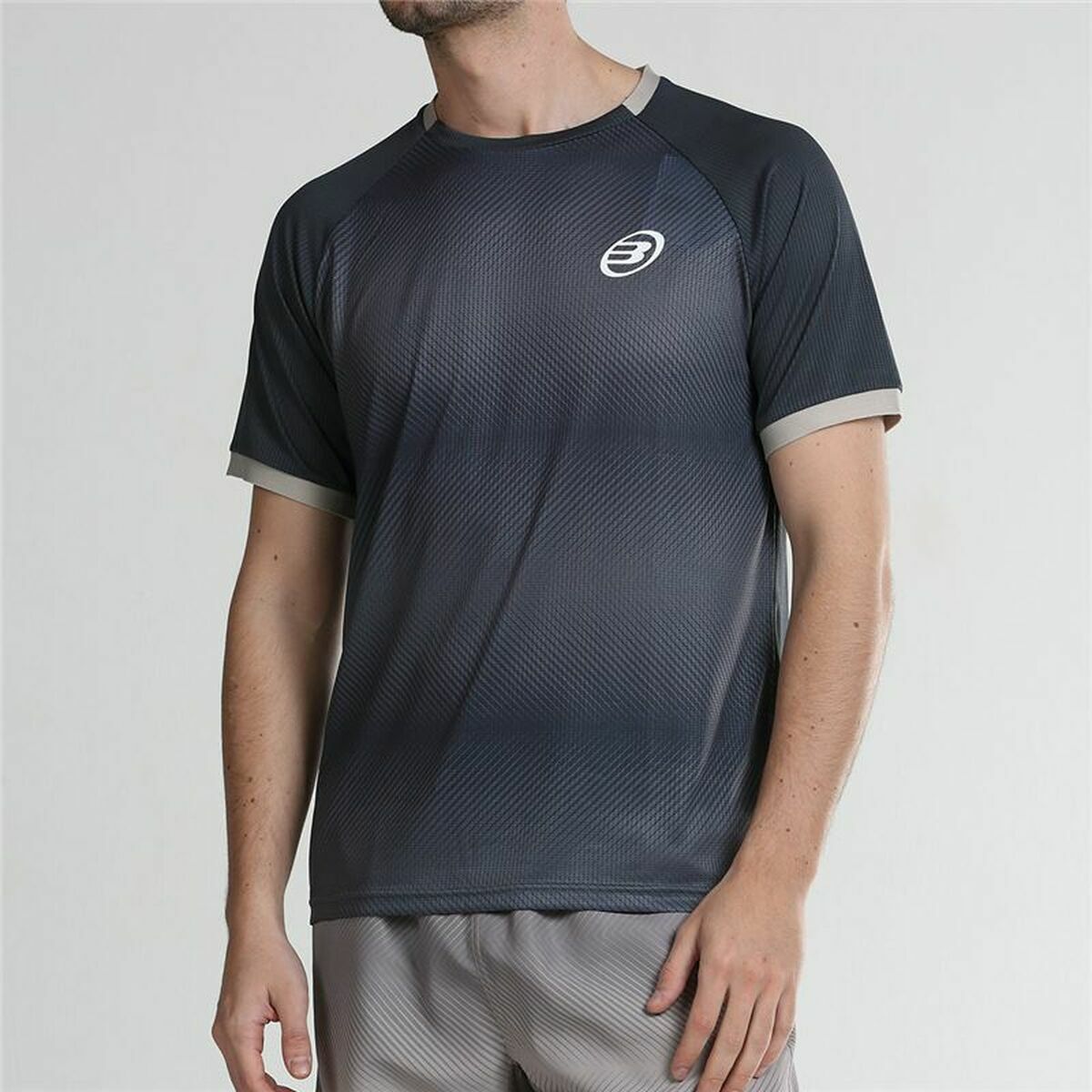 T-shirt med kortärm Herr Bullpadel Actua  Grå - 4