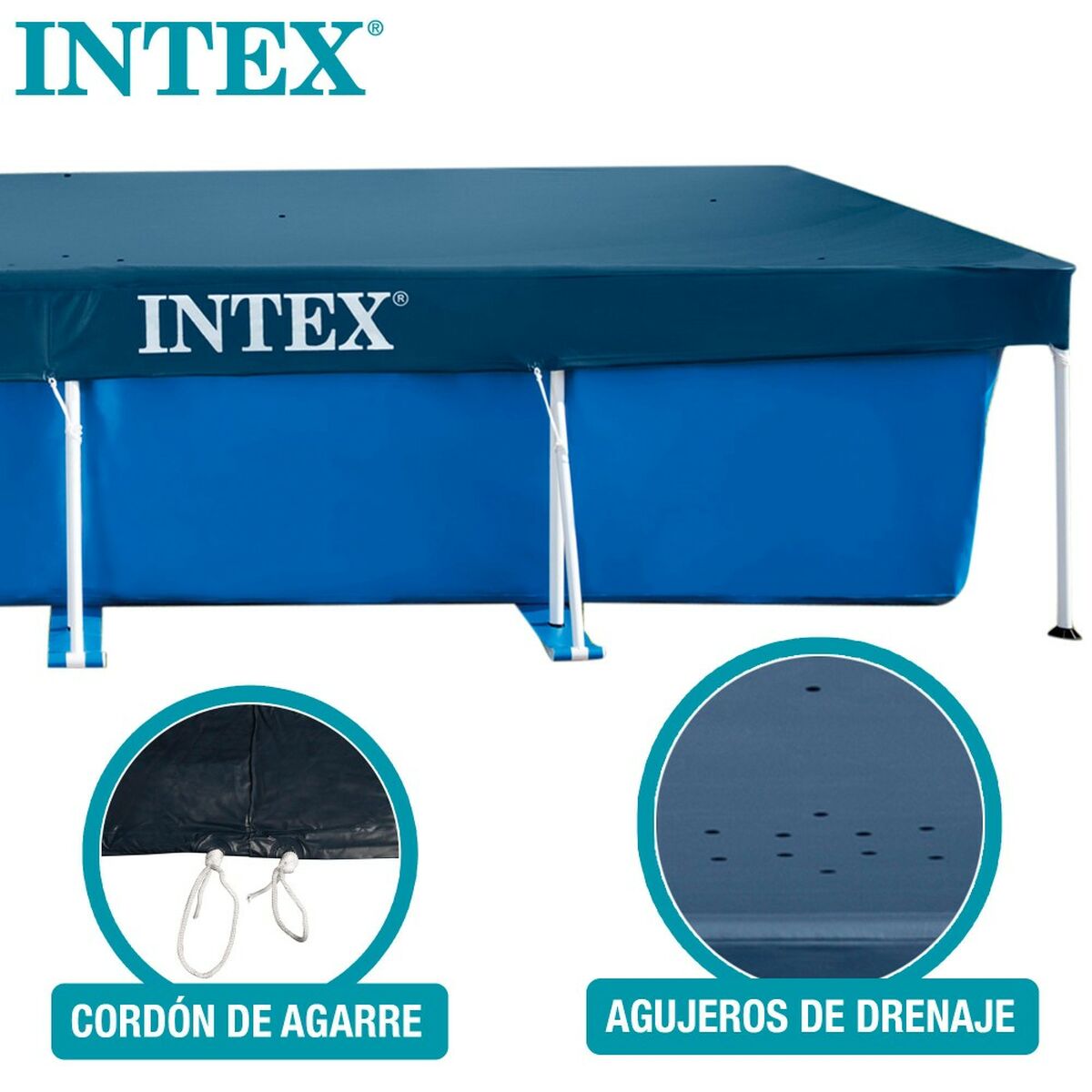 Pool Cover Intex 28039 460 x 20 x 226 cm - 12