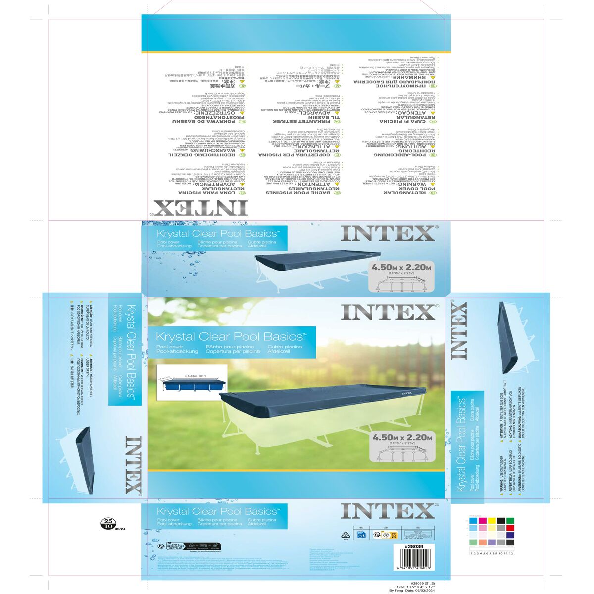 Pool Cover Intex 28039 460 x 20 x 226 cm - 15