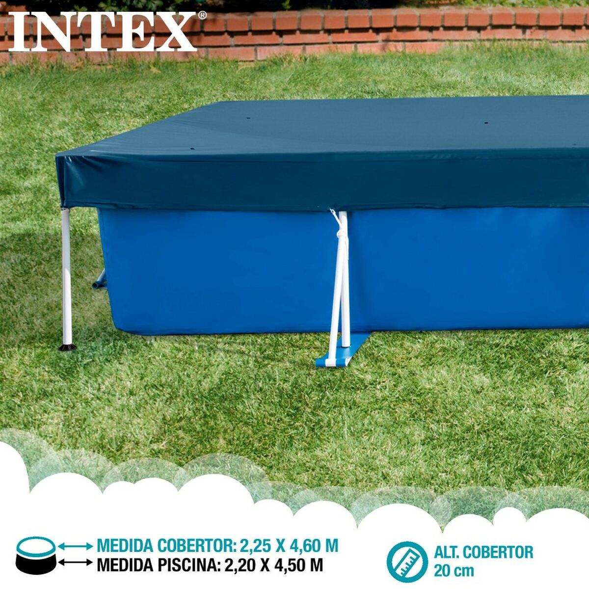 Pool Cover Intex 28039 460 x 20 x 226 cm - 11