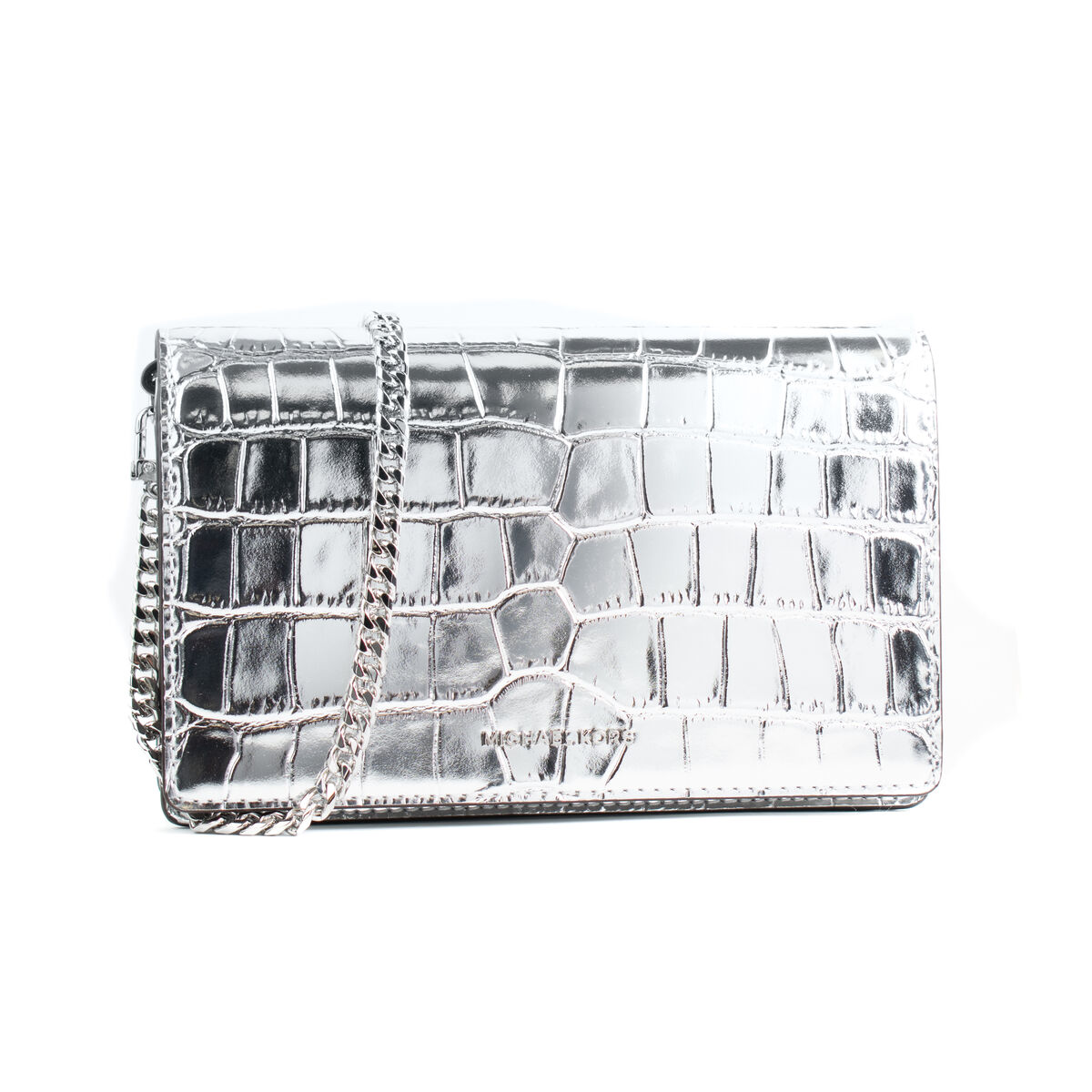 Axelväska Michael Kors 32F4SJ6C8K-SILVER Grå 22 x 14 x 6 cm