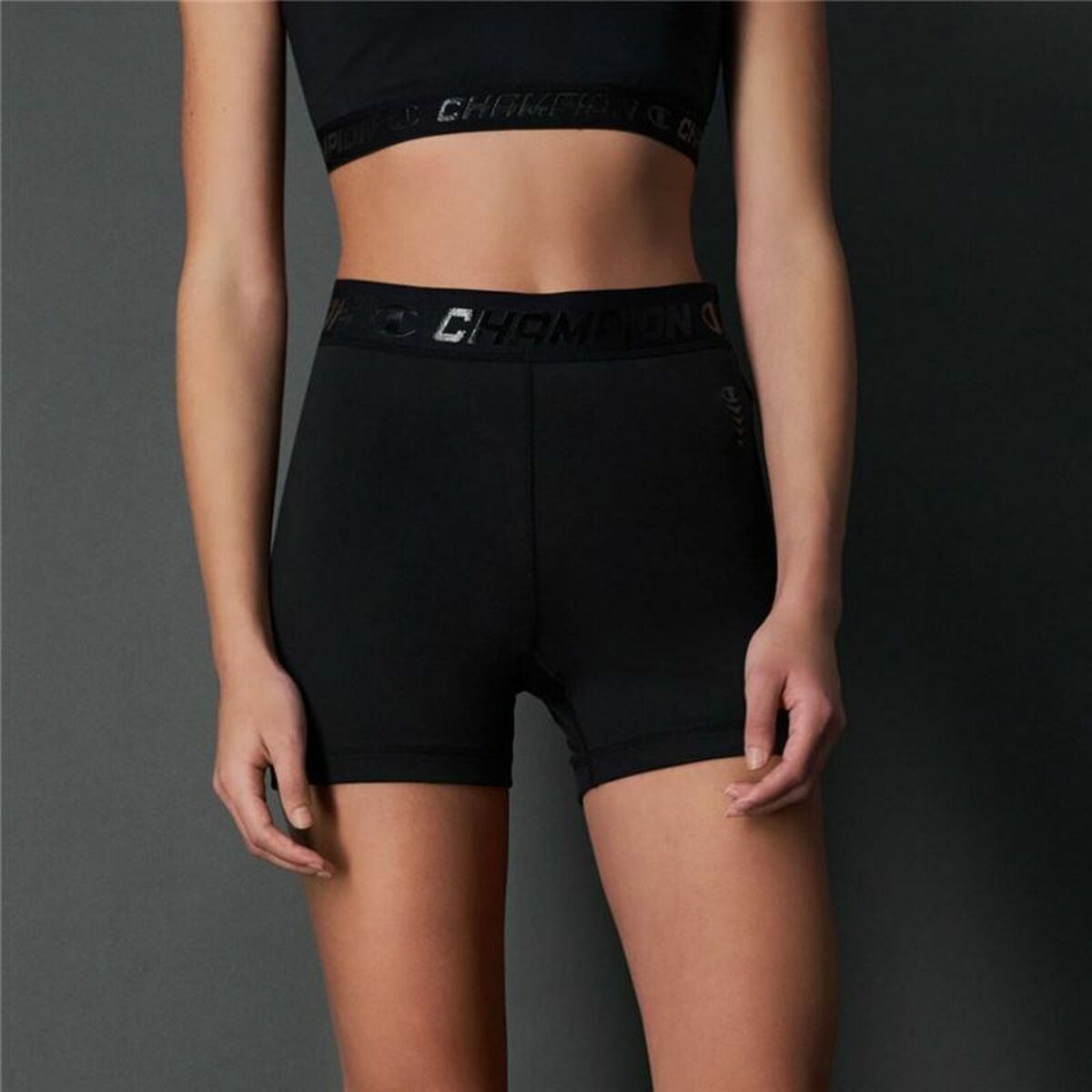 Sportleggings Champion Svart - 2