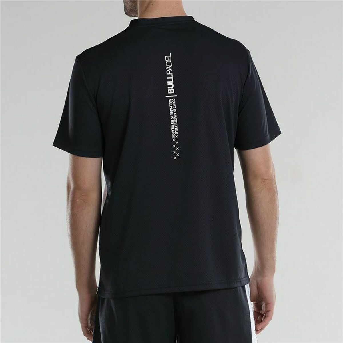 T-shirt med kortärm Herr Bullpadel Adame  Vit - 4