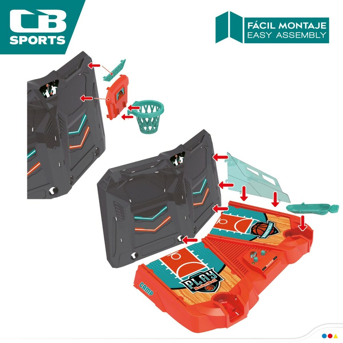 Siktningsspel Colorbaby 48 x 27 x 36 cm (2 antal) - 10