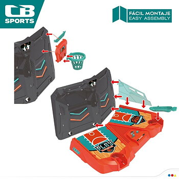 Siktningsspel Colorbaby 48 x 27 x 36 cm (2 antal)