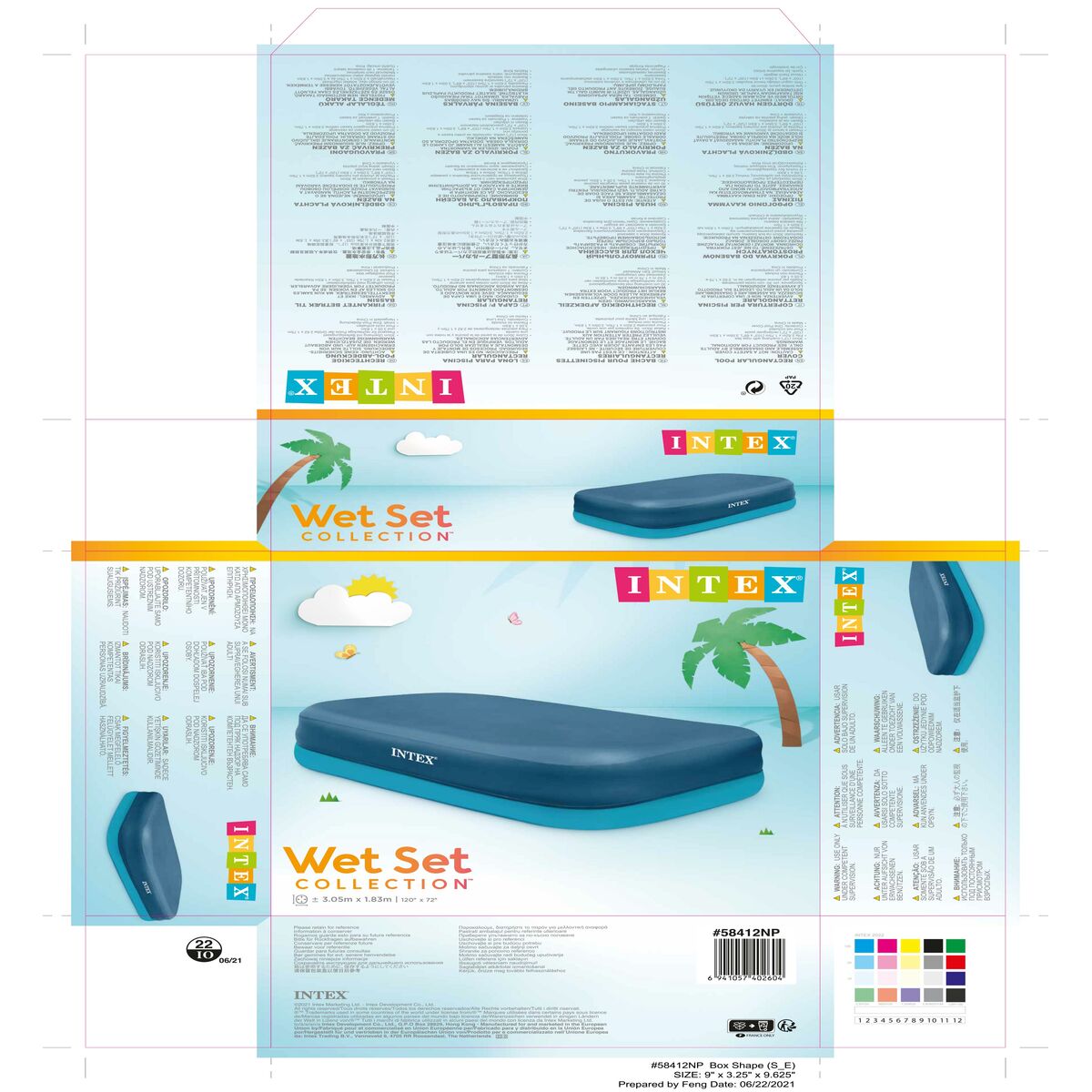 Pool Cover Intex 58412NP 305 x 51 x 183 cm - 7