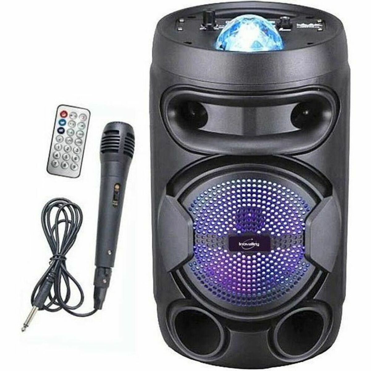 Bärbar Bluetooth Högtalare Inovalley KA02 BOWL 400 W Karaoke
