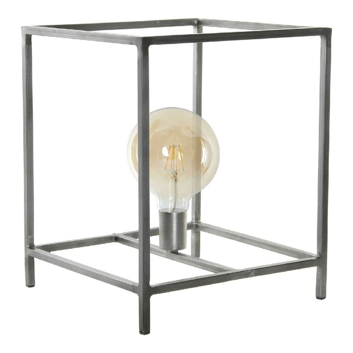Bordslampa DKD Home Decor Metall Mörkgrå (33 x 33 x 40 cm) - 13