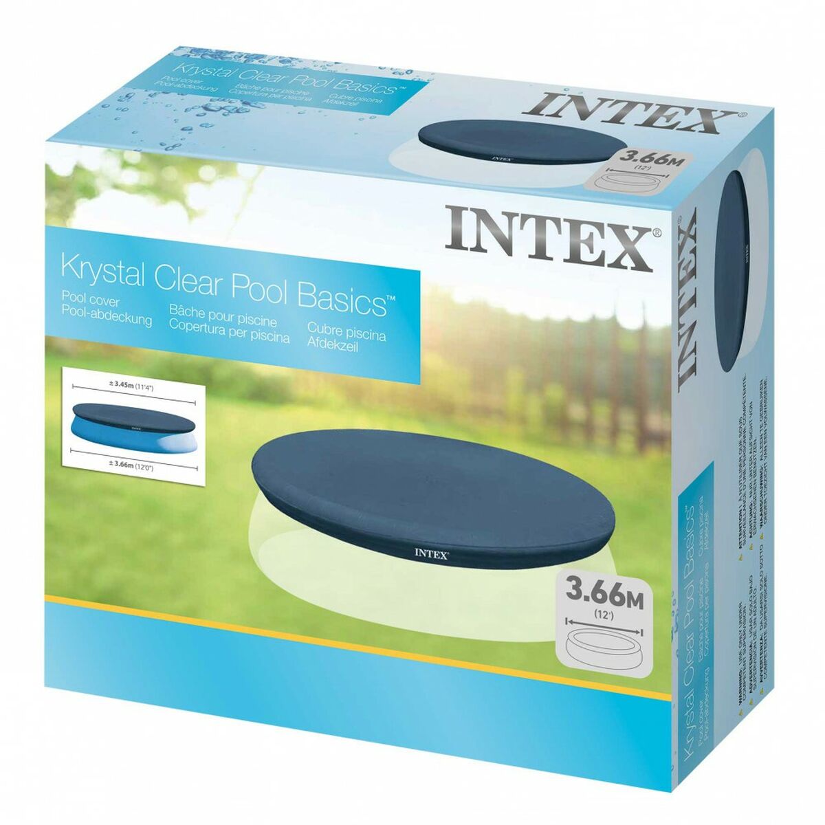 Pool Cover Intex 28022 EASY SET 366 x 20 x 366 cm - 2