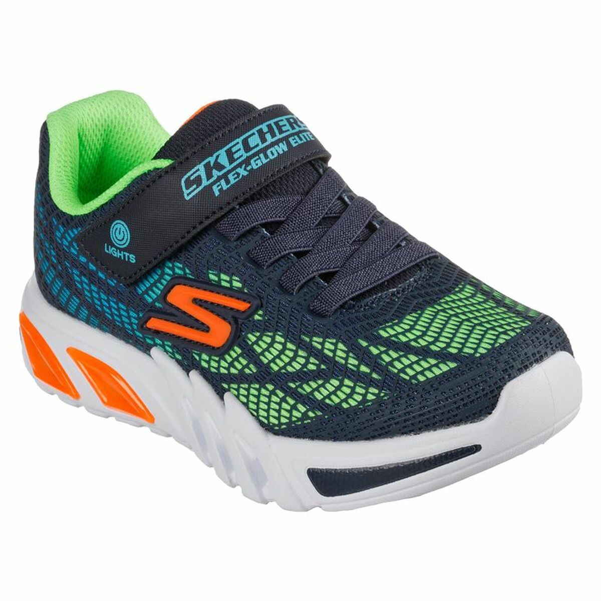 Sportskor för barn Skechers Flex-Glow Elite - Vorlo Marinblå - 5