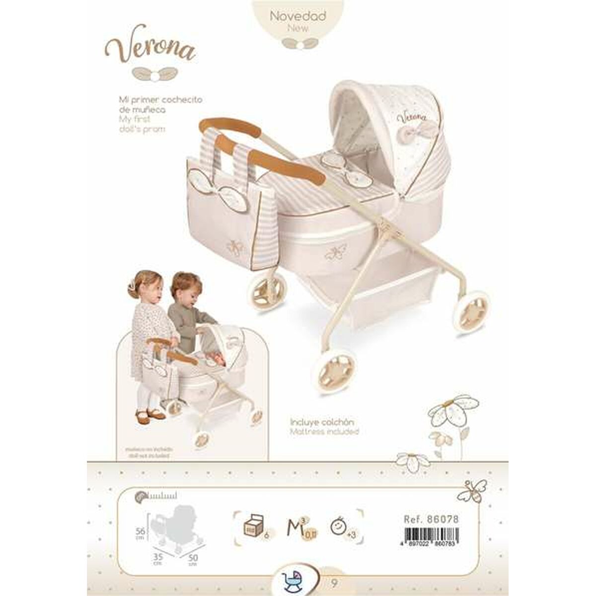 Dockvagn Decuevas Verona 35 x 50 x 56 cm - 7