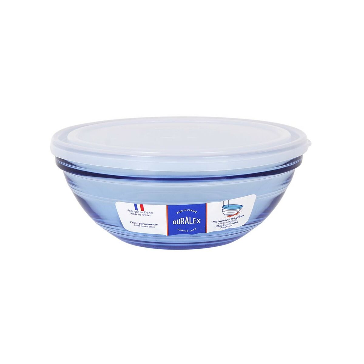 Skål Duralex Marine Blå 17 cm Med lock (12 antal) - 2