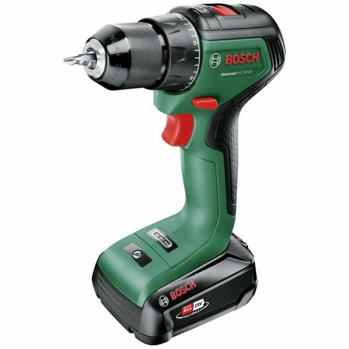 Elektrisk skruvmejsel BOSCH 18V-60  
AL 18V-20 18V 60 Nm