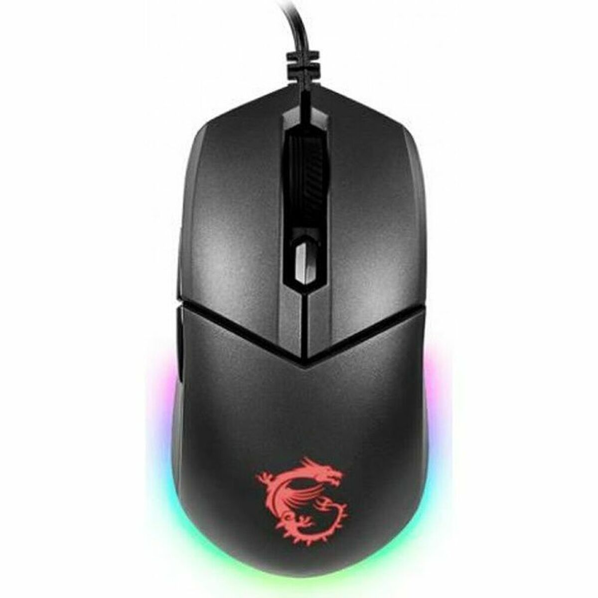 Gaming Mus MSI Clutch GM11 Med kabel Svart Ljus - 4