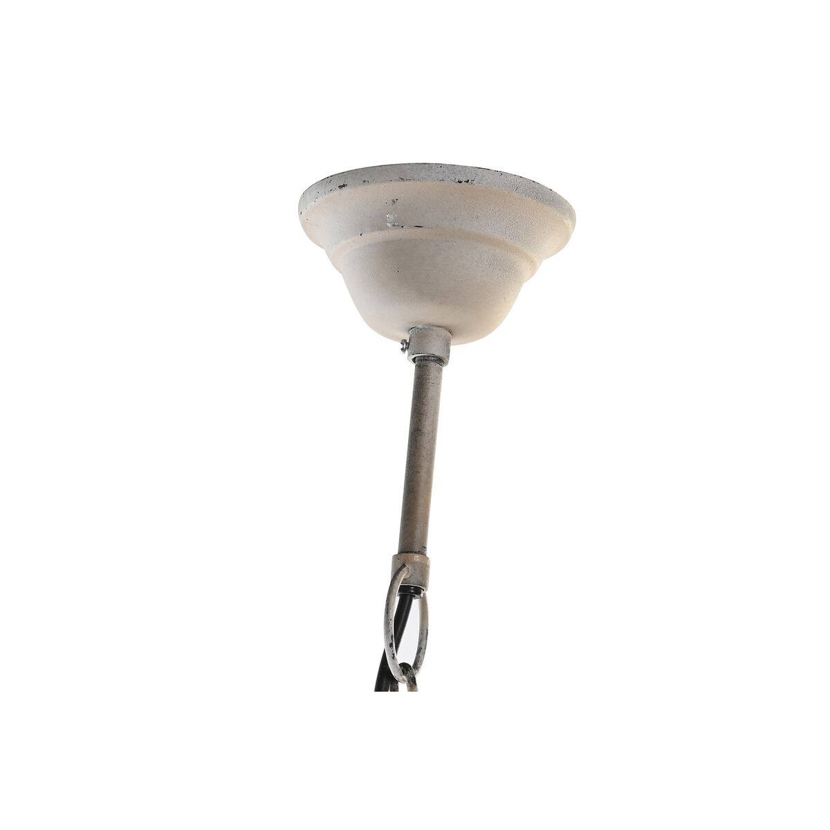 Taklampa DKD Home Decor Svart Grå Trä Metall 50 W 61 x 61 x 37 cm - 3
