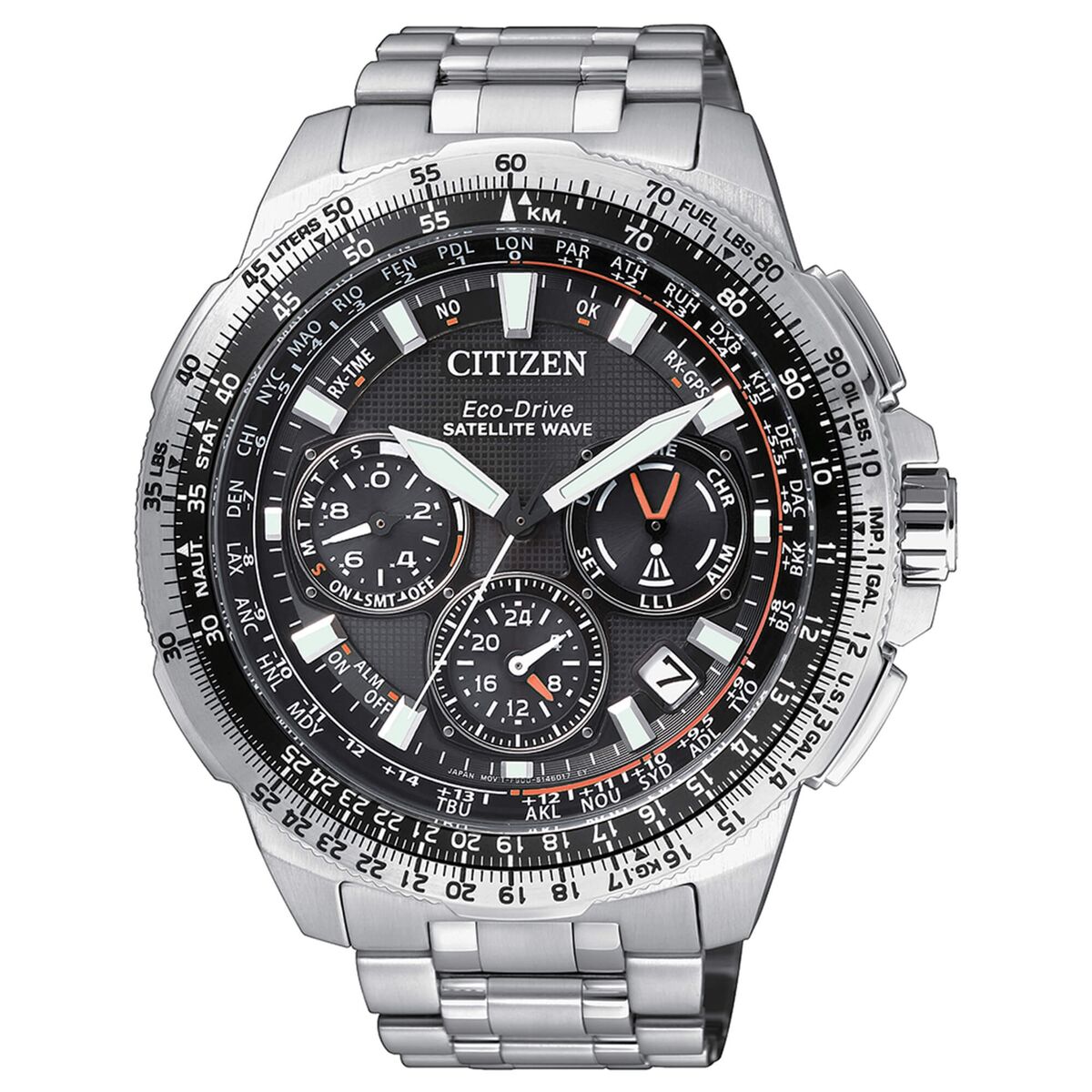 Herrklocka Citizen CC9020-54E (Ø 47 mm) Svart Silvrig - 5