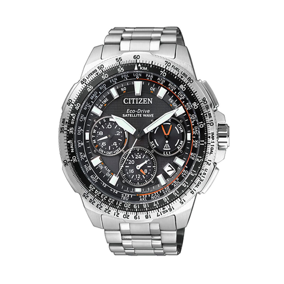 Herrklocka Citizen CC9020-54E (Ø 47 mm) Svart Silvrig
