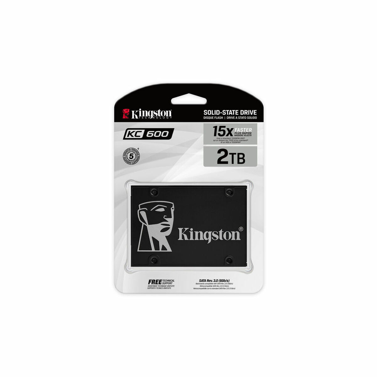 Hårddisk Kingston KC600 2 TB SSD - 4