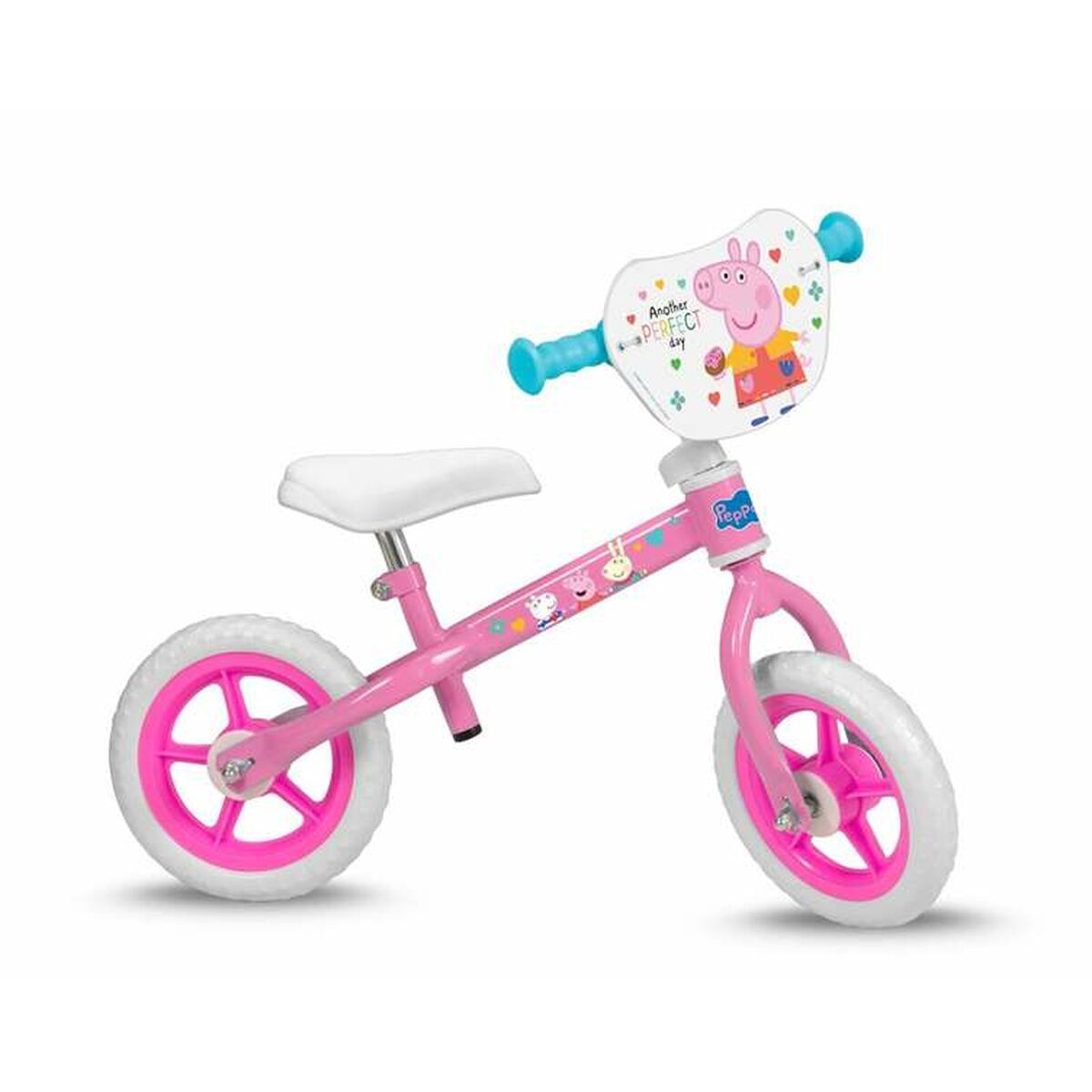 Barncykel Peppa Pig   10" Rosa + 2 år
