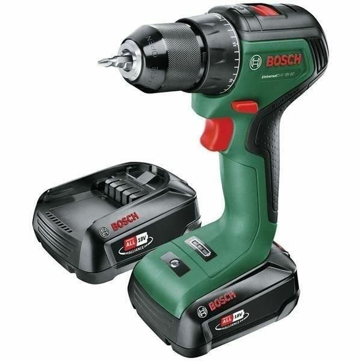 Elektrisk skruvmejsel BOSCH 18V-60  
AL 18V-20 18V 60 Nm