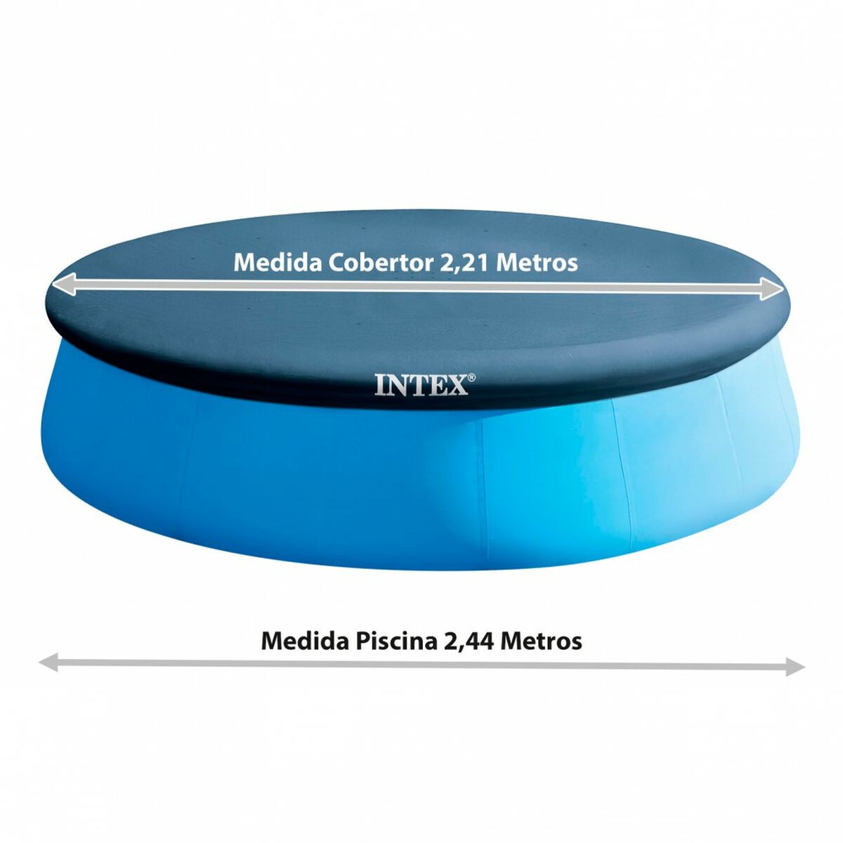 Pool Cover Intex 28020 EASY SEY 221 x 30 x 221 cm - 3