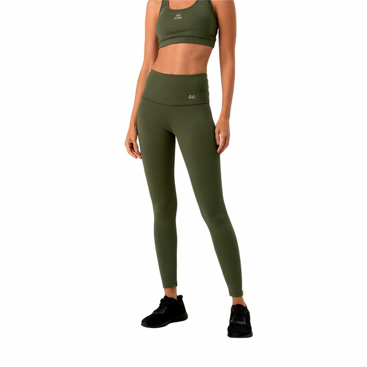 Sport-leggings, Dam Ditchil Genuine Oliv - 2