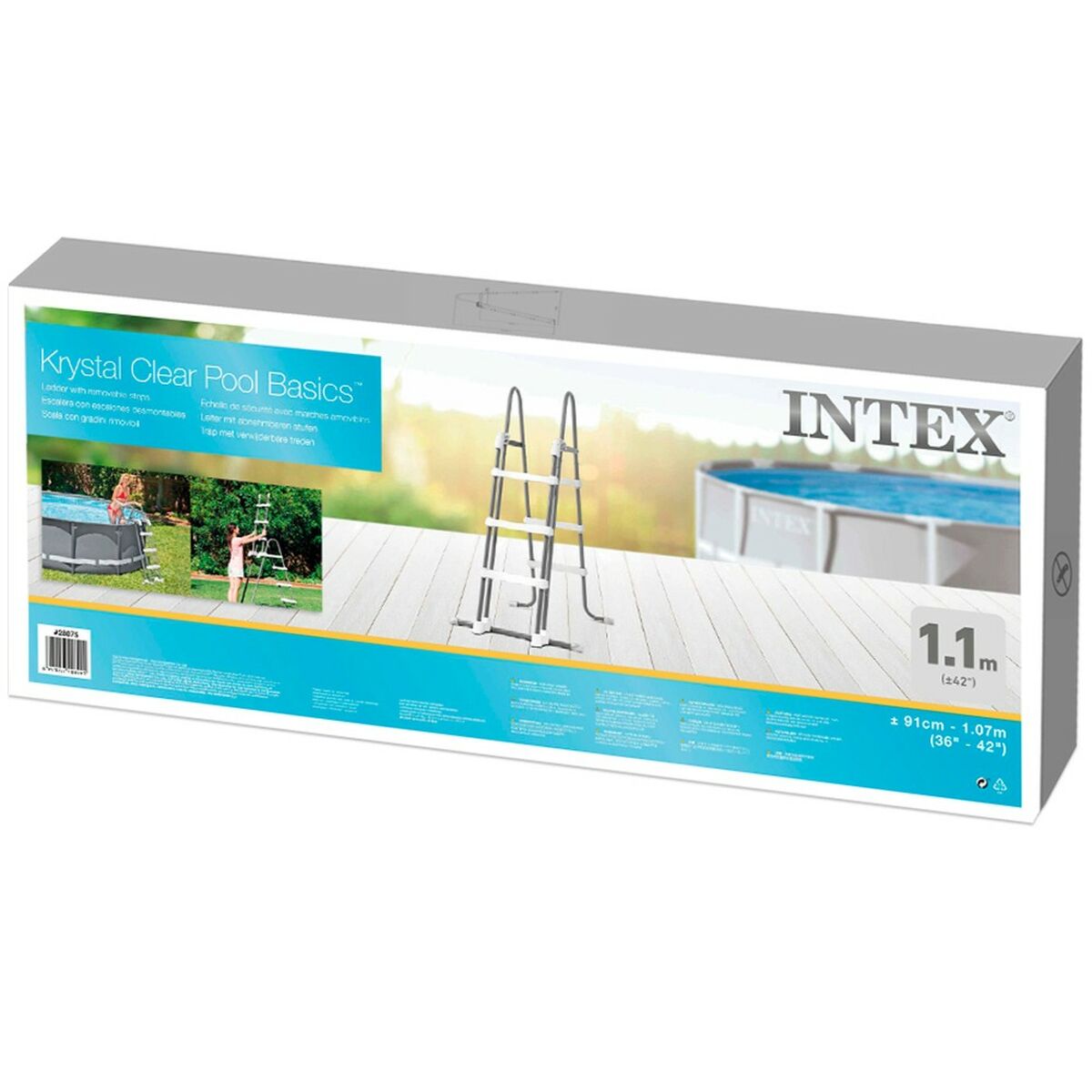 Trappa för poolen Intex 3 antal 107 cm - 10