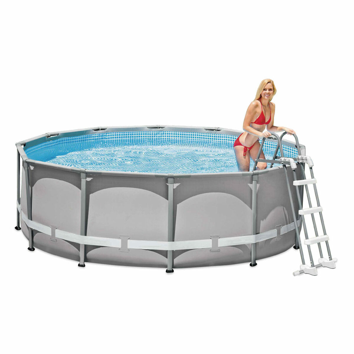 Trappa för poolen Intex 3 antal 107 cm - 8