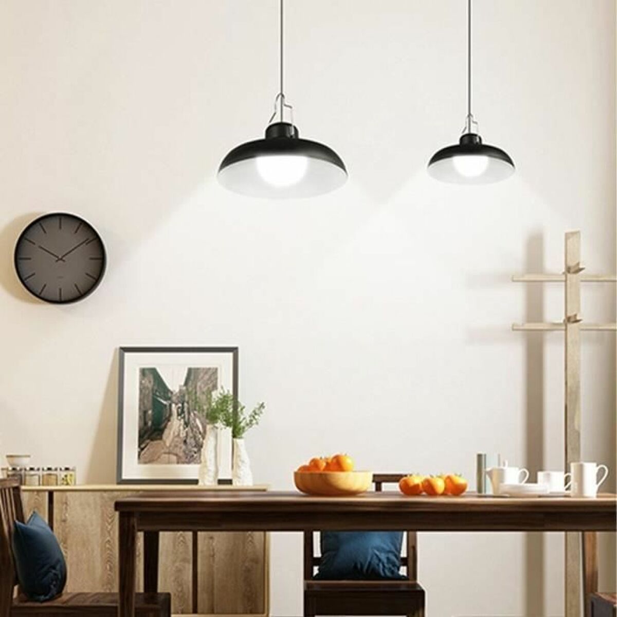 Taklampa Lumisky WAREN Svart Metall Modern - 3