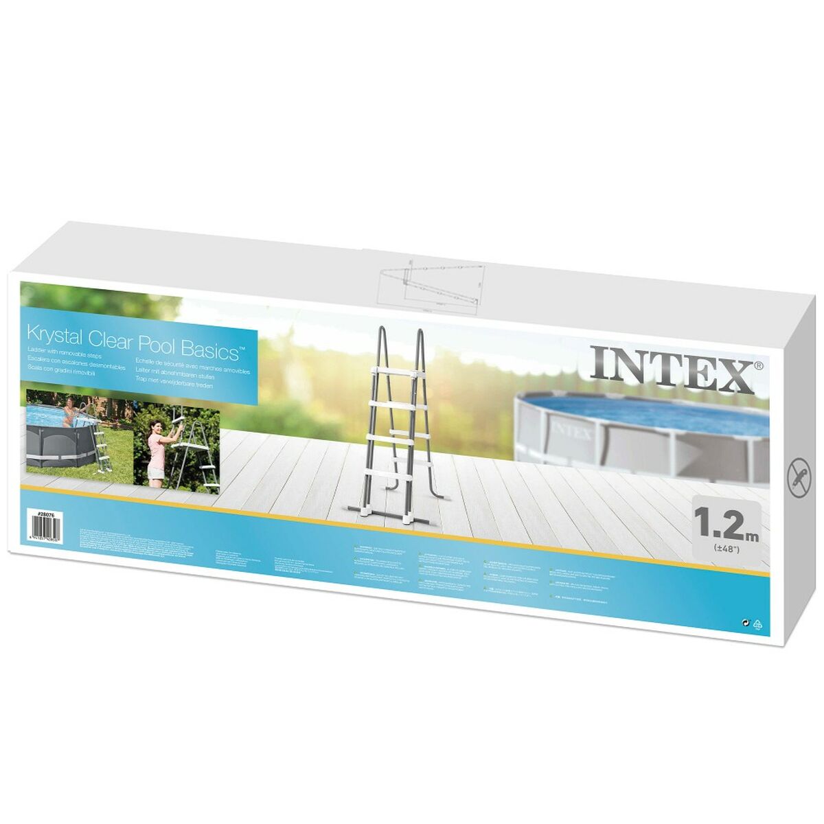 Trappa för poolen Intex 28076 122 cm - 4