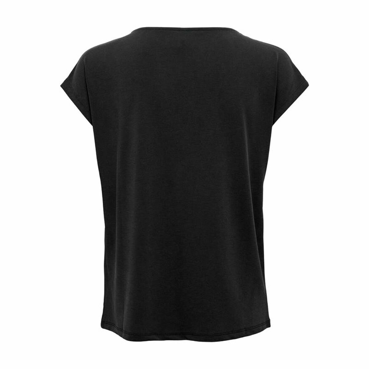 T-shirt med kortärm Dam Only Onlfree Life Mod.V-Neck Svart - 2