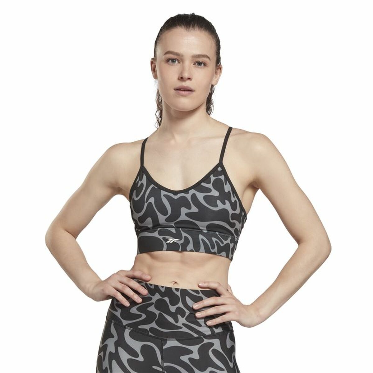 Sport-BH Reebok Workout Ready Svart Grå - 6
