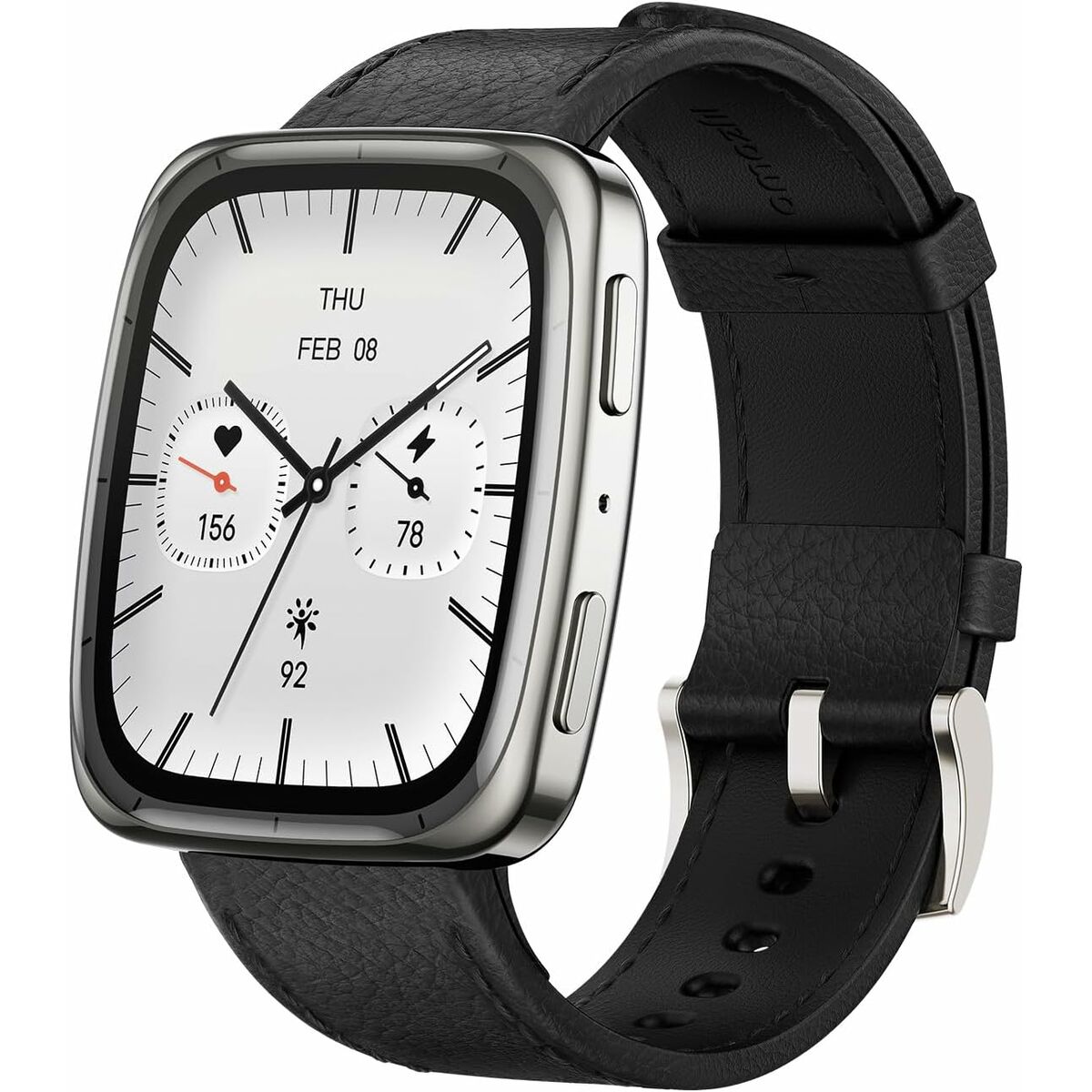 Smartklocka Amazfit ACTIVE 2 SQUARE Svart Stål 1,75"