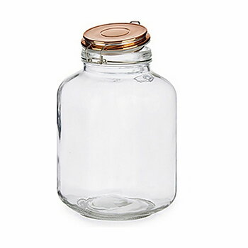 Burk Hermetisk stängning Koppar Metall 3 L 14 x 23,5 x 14 cm (6 antal)