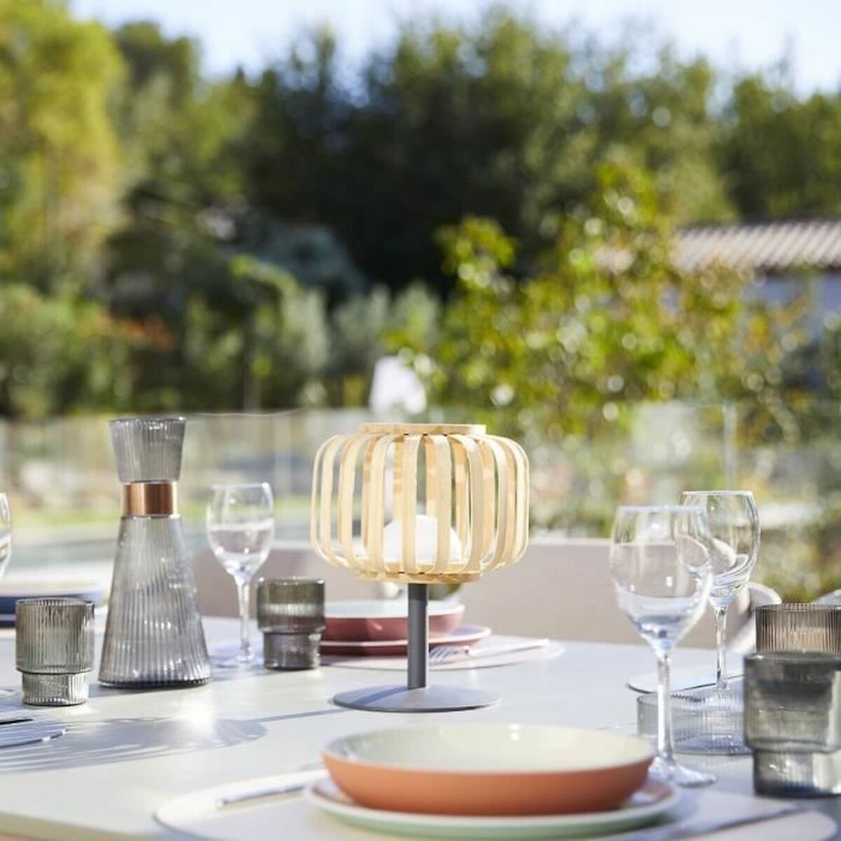 Bordslampa Lumisky Standy Mini Bamboo - 2