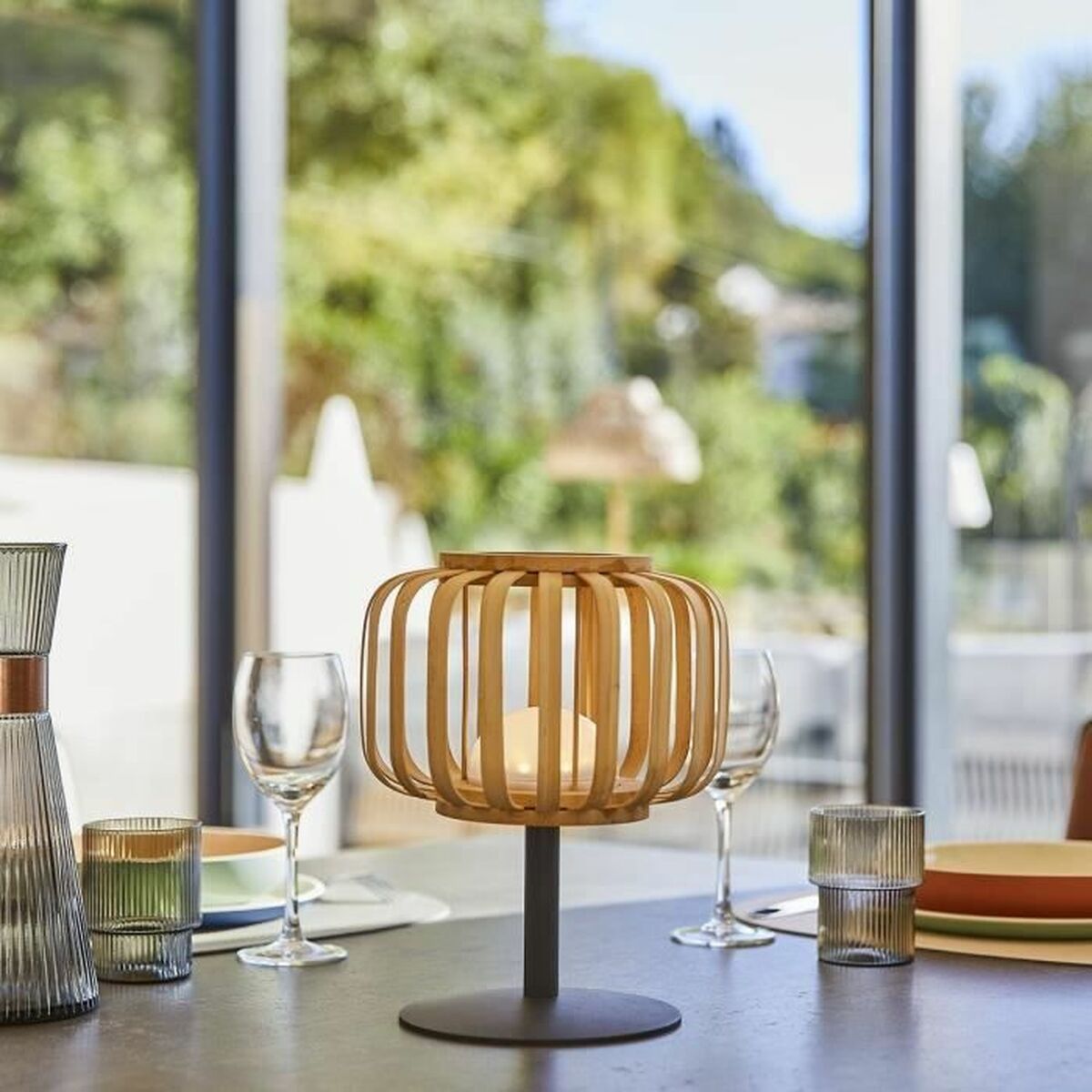 Bordslampa Lumisky Standy Mini Bamboo - 3