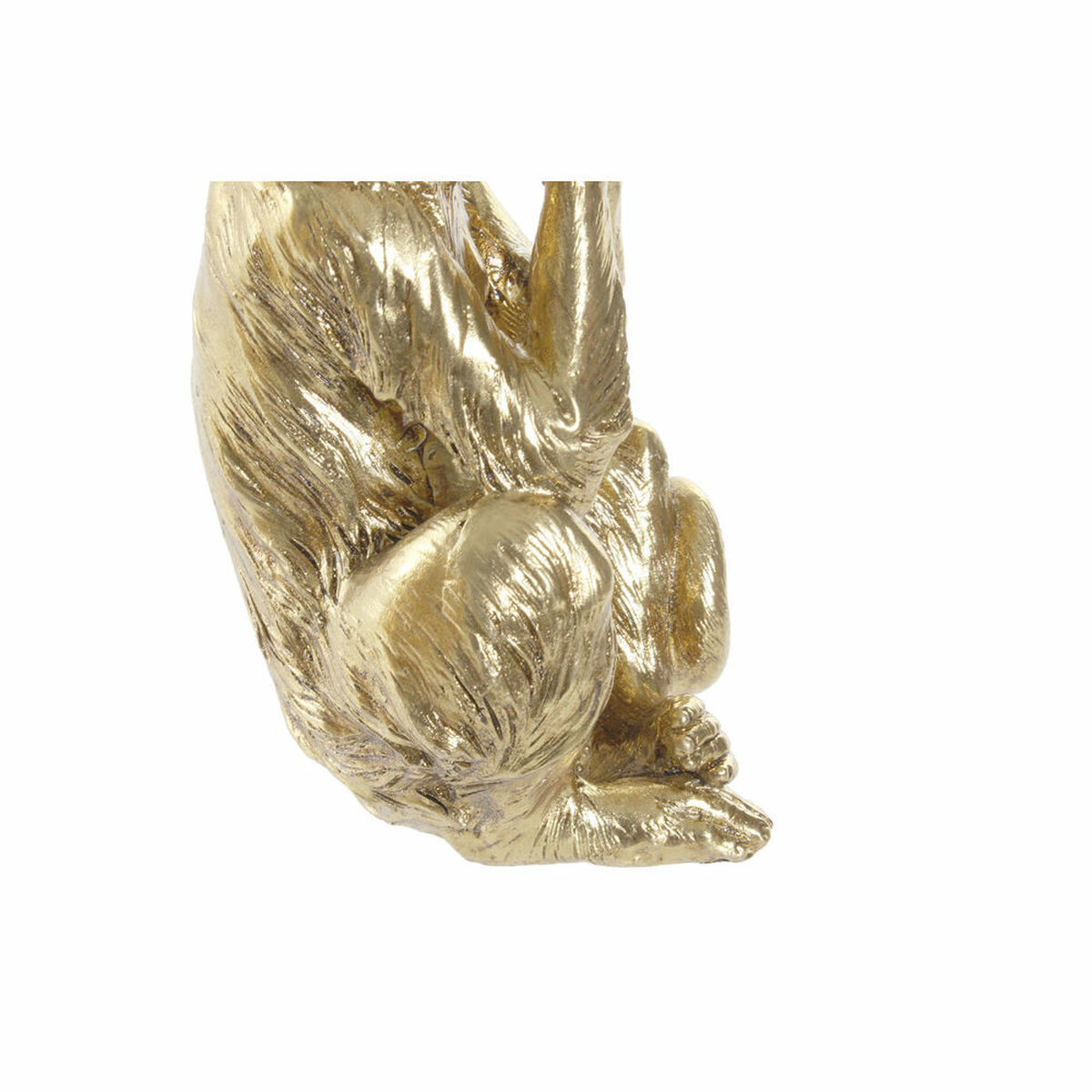 Prydnadsfigur DKD Home Decor Gyllene Harts Kolonial Apa 13 x 11 x 19,5 cm (3 Delar) - 5