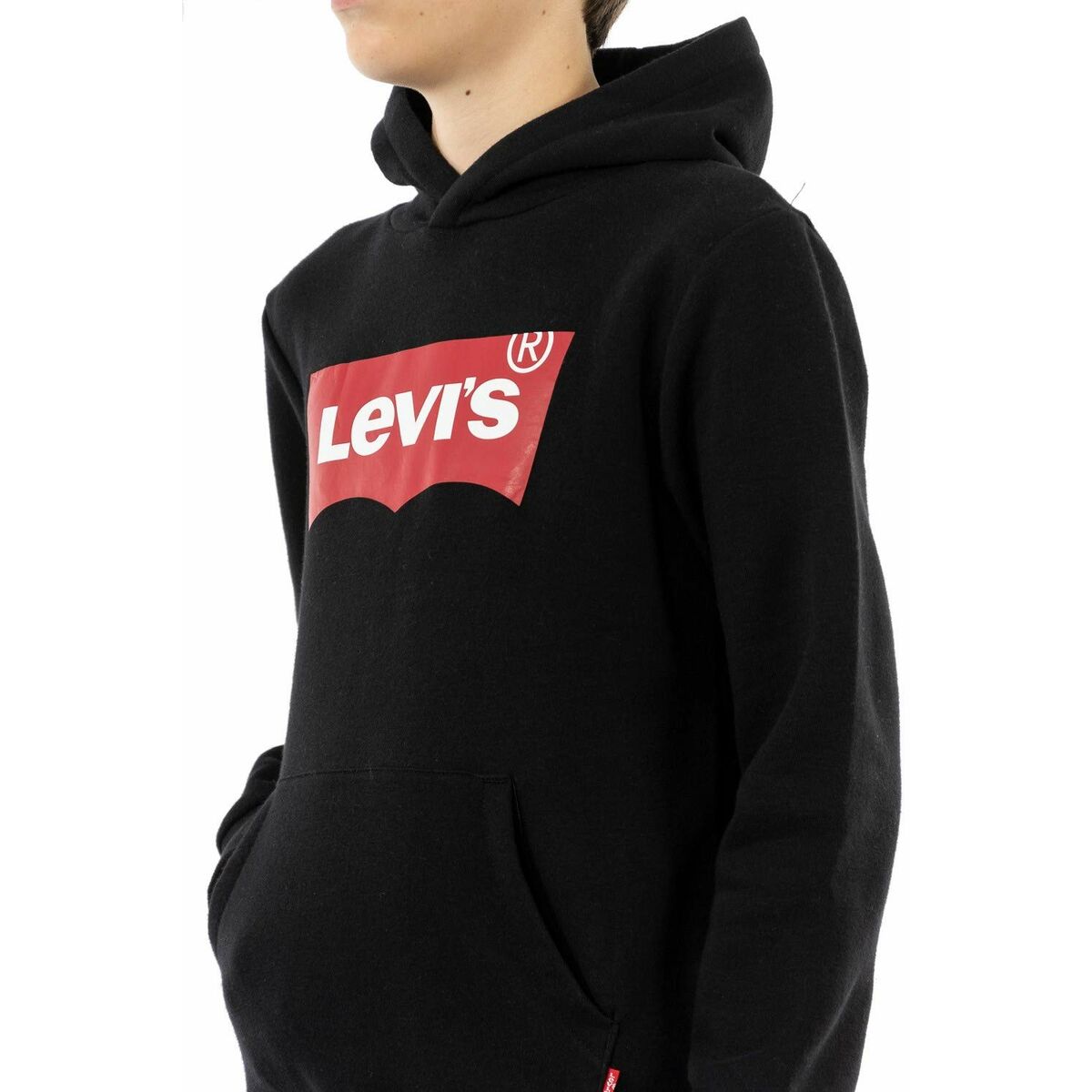 Tröja med huva Unisex Levi's 9E8778-023 Svart - 4