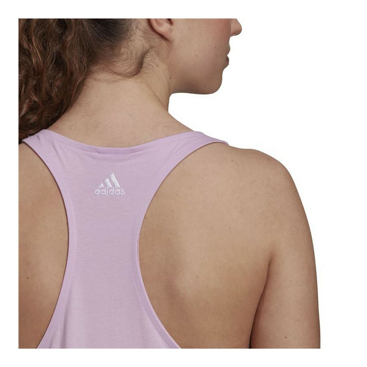 Tanktop, Dam Adidas Essentials Logo Lavendel - 5