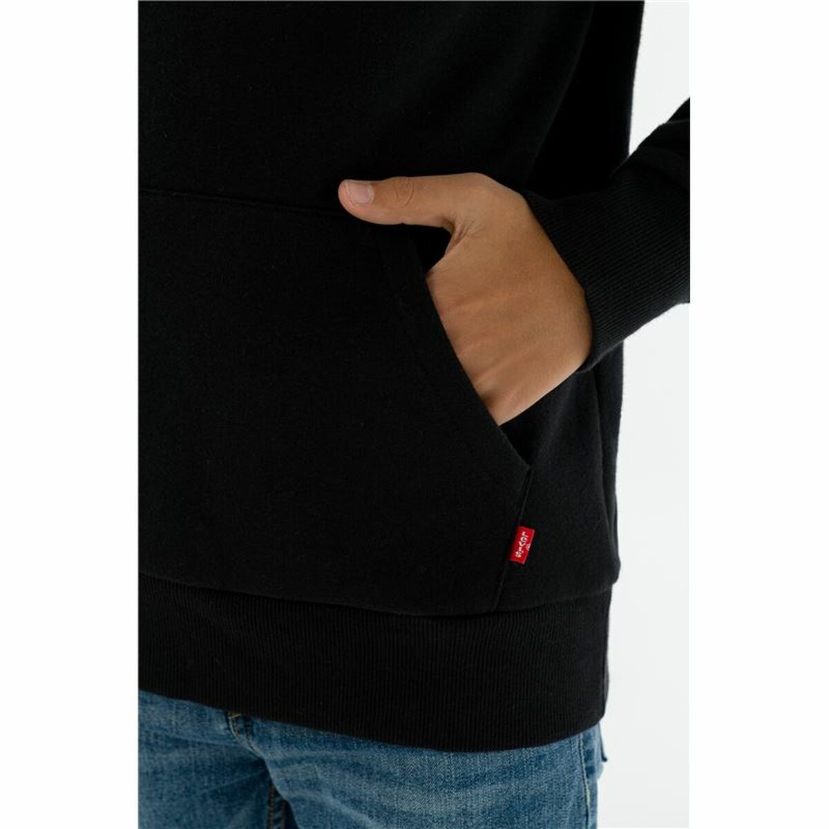 Tröja med huva Unisex Levi's 9E8778-023 Svart - 3