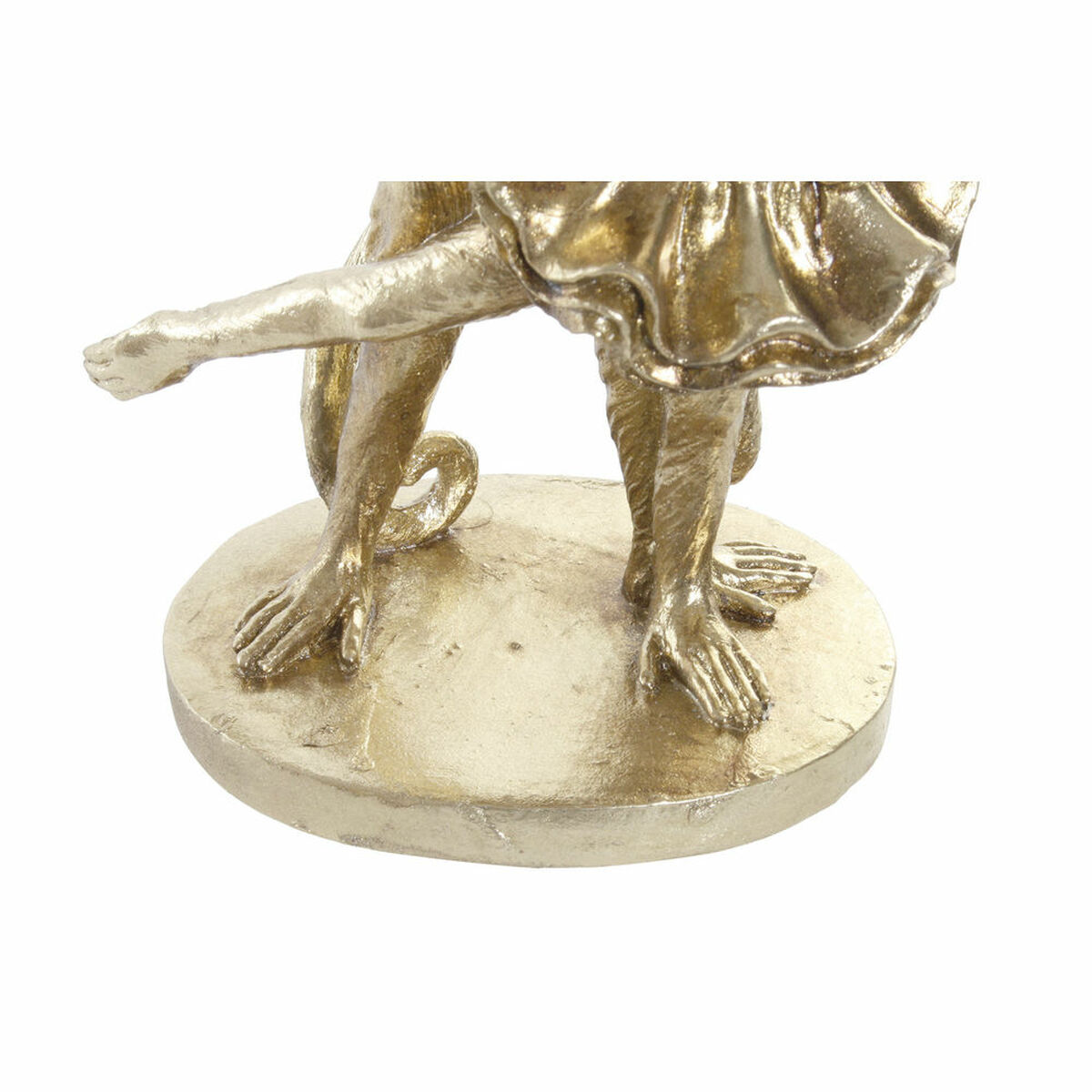 Prydnadsfigur DKD Home Decor FZ-95015 Gyllene Kolonial Apa Overaller 18,5 x 11,2 x 29,5 cm - 5