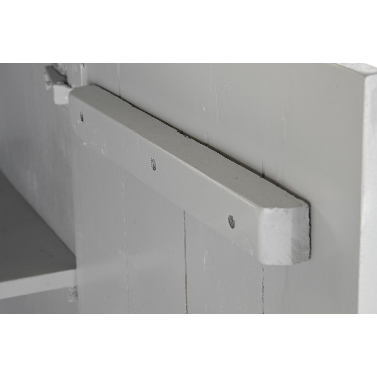Skåp DKD Home Decor Vit Gyllene Järn Mangoträ 85 x 45 x 110 cm BAR - 11